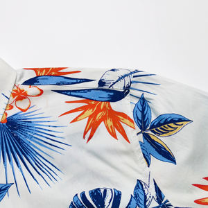 Chemise boutonnée pour homme Aloha personnalisée imprimée 100% coton, chemise de plage, chemise hawaïenne pour les vacances - Product Image 4