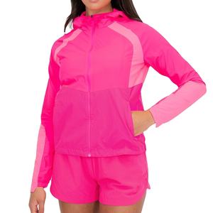 Conjunto de Chaqueta Cortavientos de Dos Piezas Transpirable de Alta Calidad para Mujer con Encaje y Pantalones Cortos Deportivos de Manga Larga 2026 - Product Image 1