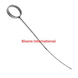Seringue manuelle en acier inoxydable BISONS pour greffe d'os dentaire, instrument d'implantation incurvé de 2,5 mm, usage hospitalier, certifié CE - Product Image 3