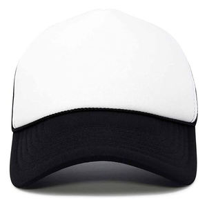 Casquette Trucker en Maille Noire/Blanche en Gros, Casquette de Baseball Snapback Personnalisable avec Logo, Réglable et Respirante, Vendeur en Gros USA, Royaume-Uni, Europe - Product Image 2