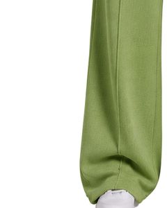 Women Sage Green Wide Leg Sweatpants High Waist Loose Fit Lounge Jogger Pants Casual Streetwear Trousers For Women Daily Wear - Product Image 3