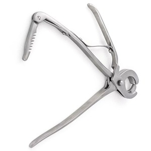 Émaculateur double écraseur de style blanc en acier inoxydable, disponible dans toutes les qualités et types – Outil vétérinaire de castration - Product Image 4