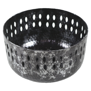 Support de bougie en fer étanche avec motif argenté, pour bougies chauffe-plat et bougies, décoration intérieure, design mariage - Product Image 1