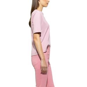 เสื้อยืดผ้าฝ้าย100% สำหรับผู้หญิงพิมพ์โลโก้แบบกำหนดเองสไตล์ใหม่สำหรับสวมใส่สบายๆในฤดูร้อน - Product Image 5