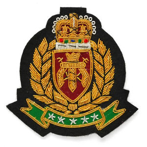 Badges personnalisés 3D en toile brodée à la main avec fil de bullion, 100 % haute qualité, logo personnalisé, design gratuit, couleurs personnalisées - Product Image 5