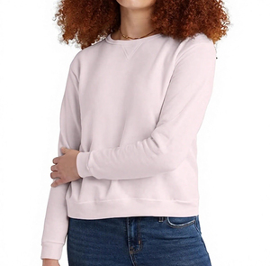 Sudadera de Moda para Mujer, Estilo Casual Cómodo, Tejida, 100% Algodón, Estampado Frontal, Diseño Personalizado de Última Moda, Invierno - Product Image 1