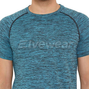 Camisetas de Gimnasio para Hombre de Secado Rápido, Ecológicas, Transpirables, de Alta Calidad, OEM, Tela de Spandex/Poliéster, Personalizables, MOQ Bajo - Product Image 6