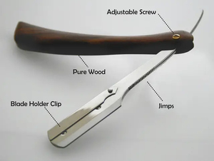 Eco Friendly Zero Waste Brass Safety <b>Razor</b> Reusable Sustainable Bamboo Metal Shaving <b>Razor</b> <b>For</b> Women <b>Men</b> Body Hair Trimmer - Product Image 2