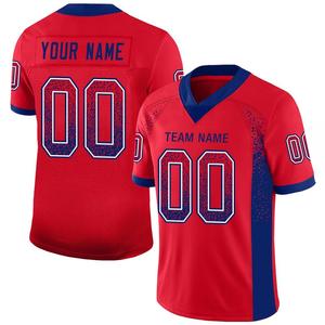 Maillot de football personnalisé par sublimation, style décontracté OEM, 100 % polyester polaire, nom et numéro de l'équipe imprimés - Product Image 3