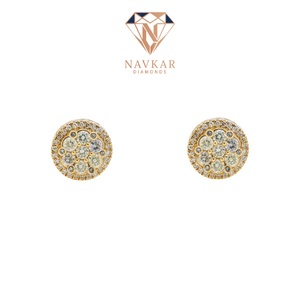 Luxury Hip Hop Jewelry Sparkling Moissanite Studs Wedding Gift Moissanite <b>Earrings</b> Statement Stud <b>Earrings</b> for <b>Womens</b> - Product Image 2