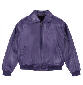 Custom Design High Quality Embroidery Black Baseball PU Leather <b>Jacket</b> Bomber Letterman Men <b>Zip</b> <b>up</b> <b>Jacket</b> for Men - Product Image 6