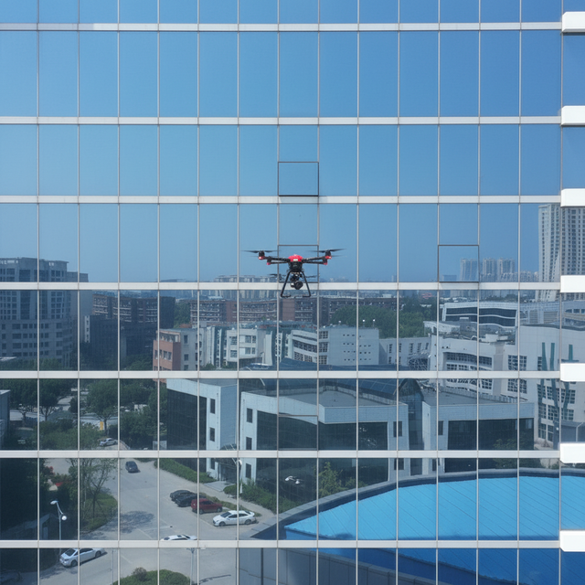 Smart Washing Drone for Solar Panel Cleaning Machine Automated Aerial System High Efficiency Power Station Maintenance Equipment