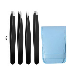 Pinzas para Depilación de Cejas, Precisas y Puntiagudas con Punta de Aguja, con Acabado Lijado para el Mercado Estadounidense - Product Image 3