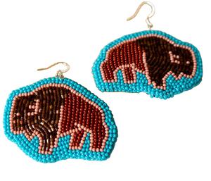 ต่างหูปักลายทำมือ ต่างหูประดับลูกปัดหลายเม็ด ต่างหูสำหรับผู้หญิงสำหรับงานเทศกาลและงานปาร์ตี้ ราคาดีที่สุด ต่างหูลูกปัด - Product Image 1