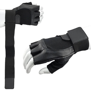 Gants de musculation respirants en néoprène rembourrés de qualité supérieure avec fermeture auto-agrippante et support de poignet extra long pour usage professionnel intensif - Product Image 4
