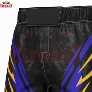 Pantalones Cortos de Artes Marciales Personalizados de Poliéster 100% Impresos con Tela de Secado Rápido que Absorbe la Humedad, Nuevo y Moderno, Bajo MOQ, Buen Proveedor - Product Image 4