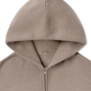 Sudadera con capucha pesada con cremallera para hombre, estilo urbano, algodón de alta calidad, varios colores, transpirable, diseño personalizado, 2026 - Product Image 5