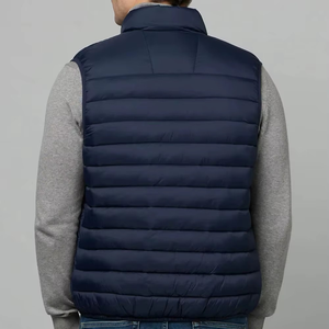 Gilet matelassé sans manches pour homme, streetwear, logo personnalisé, 2024, coupe-vent, respirant, séchage rapide, veste d'hiver - Product Image 2