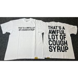 Camiseta Oversize para Hombre 100% Algodón con Estampado 'That's A Awful Lot Of Cough Syrup', Estilo Casual Urbano - Product Image 4