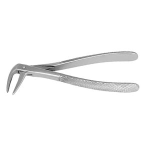 Forceps d'extraction dentaire à becs parallèles pour racines inférieures, modèle anglais, réutilisable, manuel, en acier inoxydable, kit dentaire Shuja Surgico - Product Image 3