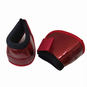 Bottes de protection en néoprène pour chevaux, vente en gros, personnalisables, respirantes, de luxe, couleurs tendance, style moderne - Product Image 4