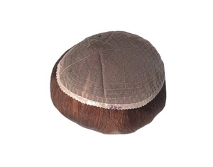 Peluca de Cabello Humano con Frente de Encaje para Hombre, Cabello Remy Indio, Prótesis Ligera e Impermeable - Product Image 5