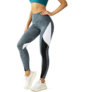 ชุดเลกกิ้งออกกำลังกายตาข่าย,กางเกงโยคะเอวสูงแบบแยกชิ้นสำหรับผู้หญิงชุดเลกกิ้งออกกำลังกาย - Product Image 2