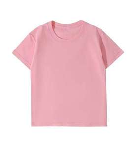 Camiseta de Algodón Lisa para Niños, para Impresión, Camiseta Cultural, Personalizable con Logotipo DTG, para Niños y Niñas - Product Image 5