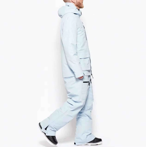 Ensemble de Combinaison de Ski Unisexe Imperméable et Coupe-Vent - Veste et Pantalon de Ski Isolés et Épaissis pour Ski/Snowboard, Tailles Grandes - Product Image 4