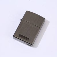 Briquet électronique portable en métal avec design USB Type-C rechargeable pour fumer des cigarettes, barbecue en plein air, usage extérieur