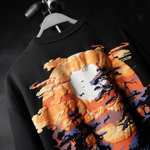 Nueva Camiseta Casual de Algodón para Hombre, de Color Sólido, con Hombros Caídos, Manga Corta, Lavado Ácido 3D para Logotipo Personalizado - Product Image 5