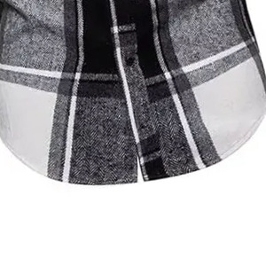 Mens Button Down Check Shirt Premium Yarn Dyed Plaid Office Casual Shirt Manufacturer Wholesale Export Quality - Product Image 4