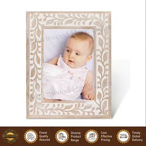 Eye Catching Design Top Quality Burnt <b>White</b> Wash Color 100% Natural Mango Wood Photo Picture <b>Frame</b> for Home & Office Decor - Product Image 3