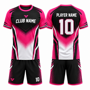 Conjunto Deportivo de Tenis MEGAMAPLE Personalizado, Sublimado, Transpirable, de Poliéster, Color Granate y Negro, Estampado Geométrico, Secado Rápido, Unisex - Product Image 1