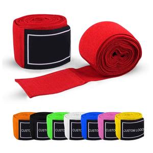 Bandages de boxe OEM personnalisés avec logo, bandages élastiques pour les combattants professionnels, entraînement et sparring, bandages de boxe - Product Image 6