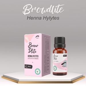 Inde Pure marque BrowDlite-meilleur prix forme de poudre de haute qualité henné à base de plantes pour sourcils brun clair utilisation permanente - Product Image 3