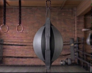 KLTW INT'L Ballon de vitesse de boxe à double extrémité, sac de frappe lourd en cuir PU, mitaine suspendue élastique pour entraînement de réflexe, installation facile - Product Image 4