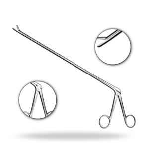 Pinces à dents pituitaires 10 pouces 250 mm, instrument chirurgical neurochirurgical pour la retraitement des disques et la préhension des tissus - Product Image 1