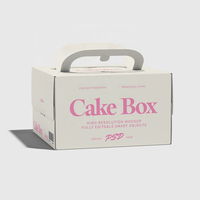 Carpeta de Papel Plegable Elegante Personalizada, Color Marfil, para Pasteles, Sushi, Comida para Bebés, Materiales Reciclados, con Relieve, para Cumpleaños y Bodas