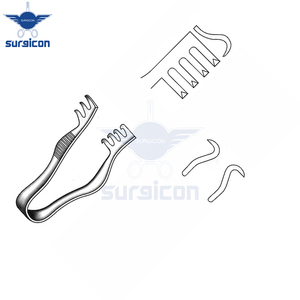 Retractor Autoajustable Finsen de 7 cm (2¾ Pulgadas) y 12 mm, Retractor Quirúrgico Reutilizable de Acero Inoxidable Afilado, Instrumento Médico - Product Image 6