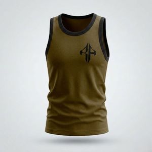 High Premium Quality Customized Design Technics <b>Printed</b> <b>Material</b> 100%Cotton Men's Tank Top Style Causal by RIVIAN ATLANTIC - Product Image 3