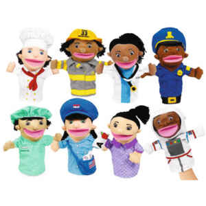 Juego de 7 piezas. Marioneta de Personaje de Ayuda Comunitaria LFP 12 para Juegos de Rol - Product Image 1