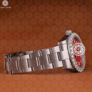 Montre en diamant de qualité supérieure pour homme, design glacé, bracelet en acier inoxydable, style luxueux, mouvement mécanique, résistance à l'eau 10 bars - Product Image 2