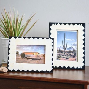 Marco de Fotos de Madera de Lujo con Incrustaciones de Hueso, Diseños Exclusivos Hechos a Mano, Color Personalizado, Logotipo, Ligero, Decoración para el Hogar, Regalo - Product Image 2