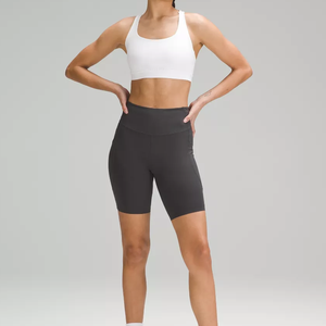 Ladies High Waist Sporty Cycling Shorts Breathable Quick Dry <b>Tummy</b> <b>Control</b> Elastic Waist Spandex/Polyester Athletic - Product Image 5