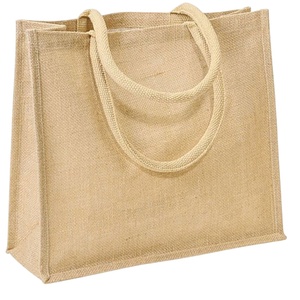 Hot Selling Custom Jute <b>Tote</b> <b>Bag</b> Reusable Natural Linen Hessian with Rope Handle Beach Letter Pattern-Wholesale Shopping <b>Bags</b> - Product Image 6