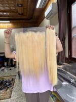 Extensions de cheveux naturels non traités vietnamiens de qualité HD 13x6 en gros, 100% cheveux humains colorés # Lace Frontal 613 Body Wave
