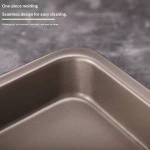 Moule à gâteau carré en acier au carbone sur mesure, pour gâteau chiffon, gâteau au fromage, gâteau éponge, moule à pain de mie pour cuisson au <span class=keywords><strong>four</strong></span> - Product Image 3