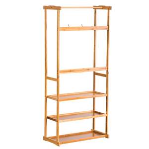 Perchero plano de madera de tres capas en color natural Modelo YS Perchero - Product Image 2