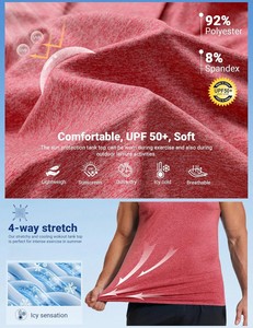 Custom <b>Mens</b> <b>Gym</b> Tank Top Premium Activewear Sleeveless Fitness <b>Vest</b> Moisture Wicking Anti-UV Eco-Friendly Front Sport Shirt - Product Image 5